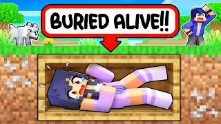 Aphmau was BURIED ALIVE In Minecraft!