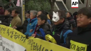 Protest against SKorean president