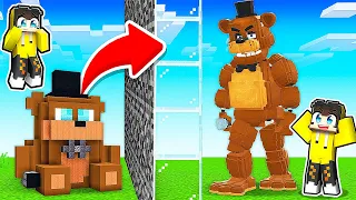 NOOB vs PRO Yapı Kapışmasında //KORKU Komudu ile Trolledim! - Minecraft