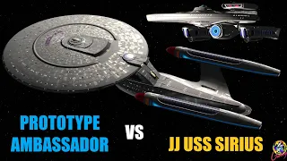 Prototype Ambassador Class VS Kelvin USS Sirius - Both Ways - Star Trek Starship Battles