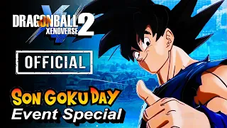 NEW Dragon Ball Xenoverse 2 OFFICIAL Goku Day Special Events