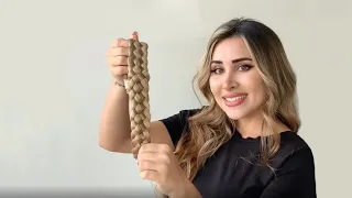 How to make your hair with the Five strand braided headband by Madison Braids