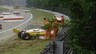 1982 German Grand Prix-Piquet and Salazar collision