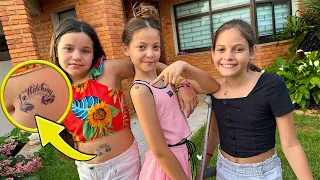 Elas só tem 10 anos e fizeram TATUAGEM! 😱