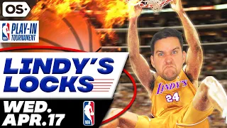 NBA Picks for EVERY Game Wednesday 4/17 | Best NBA Bets & Predictions | Lindy's Leans Likes & Locks
