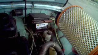 Trabant 601 Fuel and Oil mixing, Air filter Check