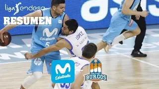 Movistar Estudiantes - San Pablo Burgos (80-79) RESUMEN // Jornada 11 Liga Endesa