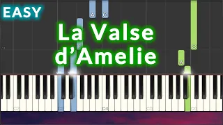 Yann Tiersen - La Valse d'Amelie EASY Piano Tutorial