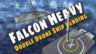 SpaceX Falcon Heavy Double Drone Ship Landing - All you need to know! - KSP