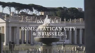 President Trump's Trip Abroad: Rome, Vatican City, & Brussels