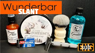 Т образная бритва Wunderbar Slant, Simpsons Trafalgar & Epsilon Blue | Бритьё HomeLike