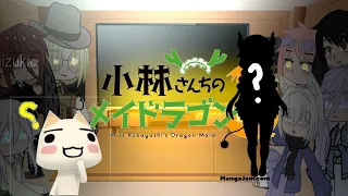 kamisama hajimemasta react to mis Kobayashi dragón maid (original )