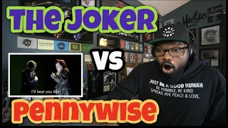 The Joker Vs Pennywise - Epic Rap Battles Of History | REACTION