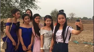 Cute girls Countryside  in Cambodia