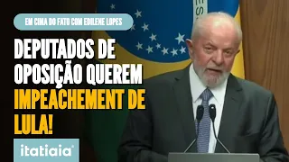 DEPUTADOS  DA OPOSIÇÃO ALEGAM QUE LULA COMETEU CRIME DE RESPONSABLIDADE AO CRITICAR AÇÕES DE ISRAEL