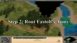 AoE 2 Joan of Arc campaign mission 3 "The Cleansing of the Loire" Hard Difficult