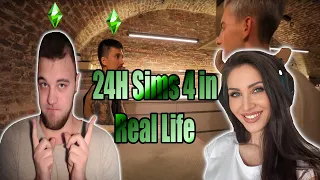 REAKTION 24H Sims 4 in Real Life unter ALLEN Bedingungen! Mit @Julien Bam @Mexify