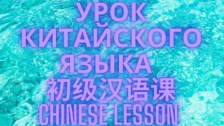 Урок китайского языка онлайн для начинающих 初级汉语课 Chinese lesson for beginners