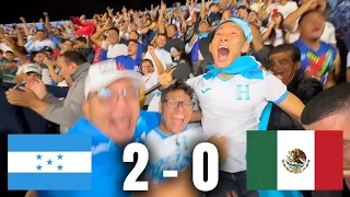 Honduras derrota México 2-0 | Viví la experiencia en el Estadio Nacional