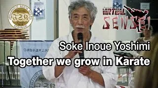Soke Inoue Yoshimi - Together we grow in Karate - Seminar Italy 2013