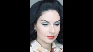 1960's Vintage Retro Makeup Tutorial | Maquillaje de 1960 Vintage | Nena Moreno