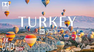 Turkey 8K Video Ultra HD - Best Places with Relaxing Music 8K TV - 8K Nature Film