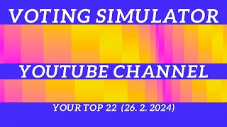 Eurpvision 2024: Your top 22 (36 youtube channel) - voting simulator | FULL VIDEO