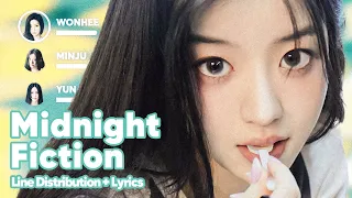 ILLIT - Midnight Fiction (Line Distribution + Lyrics Karaoke) PATREON REQUESTED