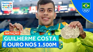 JOGOS PAN-AMERICANOS | GUILHERME COSTA É OURO NOS 1.500M