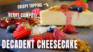 Decadent Cheesecake Recipes | LIGHT And Creamy Cheesecake Recipe | Chef James