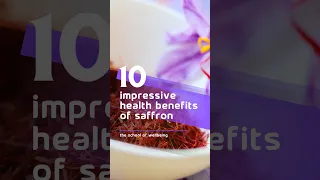 10 Impressive Health Benefits of Saffron 🌿 #saffron #safran #healthbenefits #wellbeing