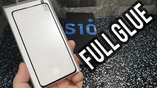 How To Install Full Glue Curved Tempered Glass for Samsung Galaxy S10 PLUS