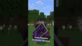 How to make Ender Dragon banner shield in Minecraft Bedrock/MCPE