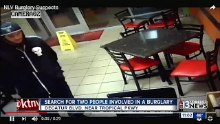 Police need help identifying man, woman in North Las Vegas burglary