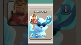 New Hero Pet: Spirit Fox #clashofclans #townhall16 #shorts