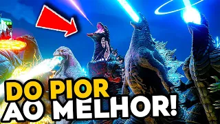 da PIOR a MELHOR!! RESPIRAÇÃO ATÔMICA DO GODZILLA