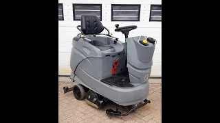 Scrubber Drier Karcher B 140 R, new waterpump, new filter, cylindrical brushes, presweep