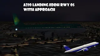 Airbus A320 Landing and Approach in Hamburg -FSX- NOLGO3A