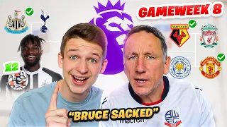 OUR GAMEWEEK 8 PREMIER LEAGUE PREDICTIONS