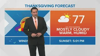 Cooler weather today, but rain returns on Wednesday and could linger into Thanksgiving