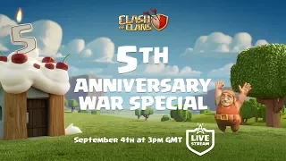 Clash of Clans - 5th Anniversary War Special Coming Soon!