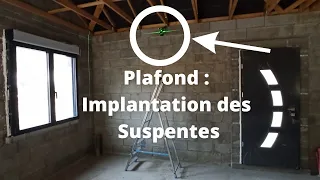 Construction de Maison : Comment Implanter les Suspentes du Plafond