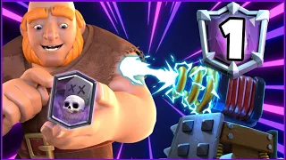 #1 IN the WORLD🌎 with Giant Graveyard Sparky Deck | Clash Royale