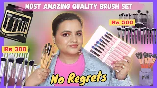 These Affordable Makeup Brush Set will not Disappoint You || Under Rs 1000 || For Beginners & Pro