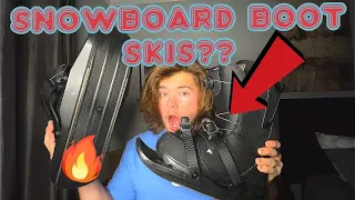 Snowfeet Review!! (Mini skis)