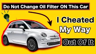 How To | 2012-2019 FIAT 500 | Oil Filter | Oil Change | DIY | Easy |