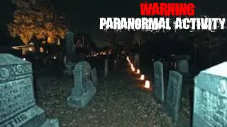 EXTREMELY Haunted Graveyard Full Of Ghosts (Horrifying Paranormal Activity)
