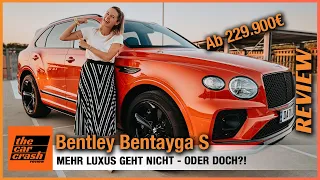 Bentley Bentayga S im Test (2022) Mehr Luxus geht nicht, oder?! Fahrbericht | Review | Night Drive