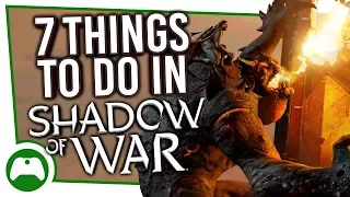 7 Things To Do In Shadow Of War Instead Of Smashing Sauron