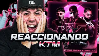 REACCIÓN a Jhayco, Bryant Myers, Luar La L - KTM (Official Video)